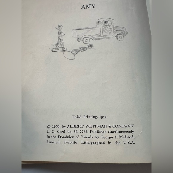 1956 original, Reprint 1972 Fun for Chris Children's Book - Picture 2 of 10